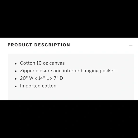 VS PINK Canvas Tote Bag - Picture 9 of 9